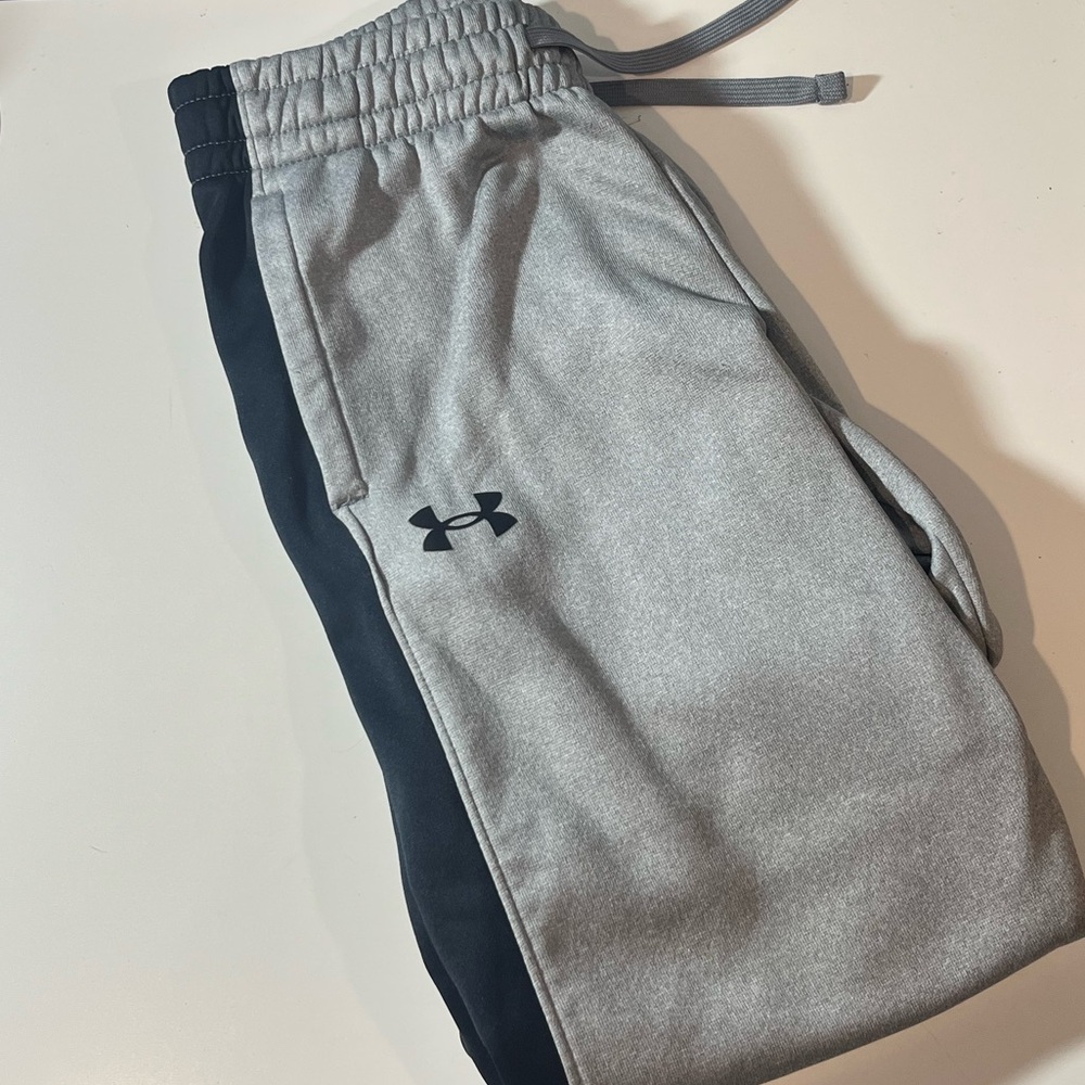 Under Armour Kids Gray and Black Joggers